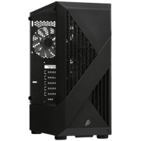 Компьютерный корпус 1STPLAYER FIREROSE F3-A Black (F3-A-BK-4F1)