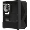 Компьютерный корпус 1STPLAYER FIREROSE F3-A Black (F3-A-BK-4F1)