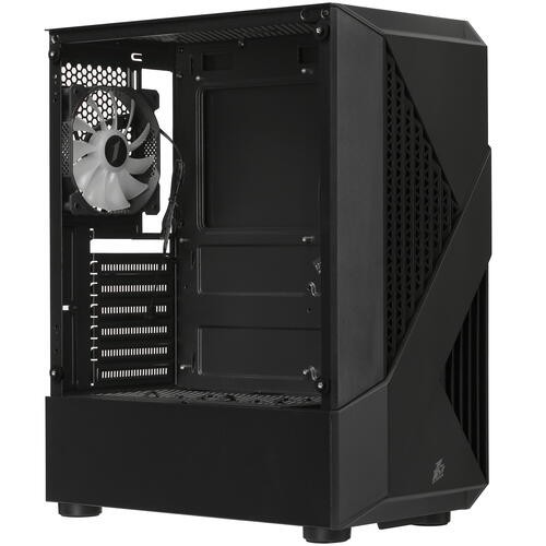 Компьютерный корпус 1STPLAYER FIREROSE F3-A Black (F3-A-BK-4F1)