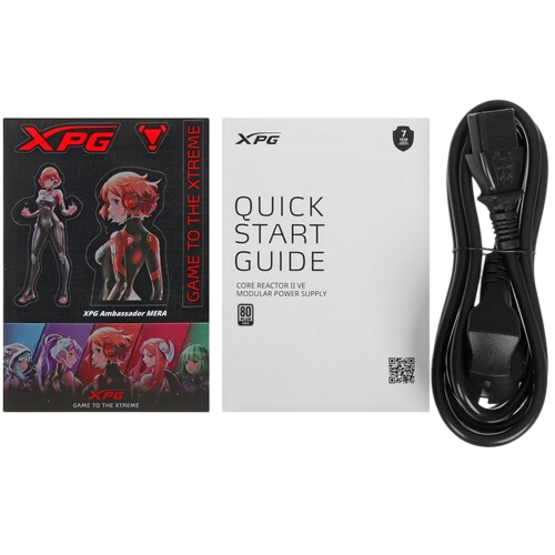 Блок питания ADATA XPG 750W CORE REACTOR II VE 750 (COREREACTORIIVE750G-BKCEU) 16 Pin (PCIe 5.0 Connector Cable Details)