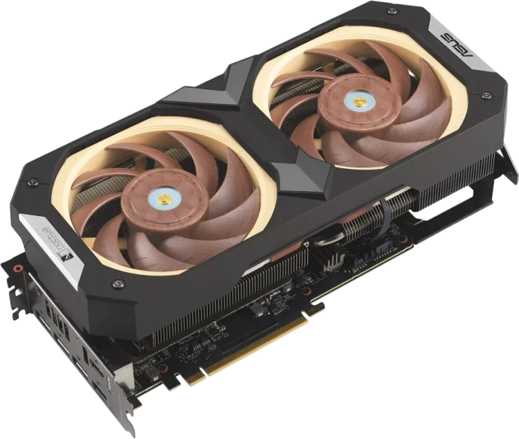 Видеокарта ASUS (RTX4080S-O16G-NOCTUA) GeForce RTX 4080 SUPER 16GB NOCTUA OC (90YV0KA2-M0NA00)