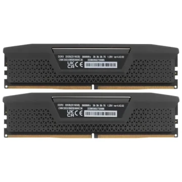 Оперативная память 32 Gb 5600 MHz CORSAIR VENGEANCE (CMK32GX5M2B5600C36)
