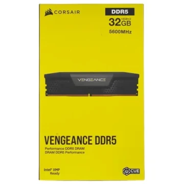 Оперативная память 32 Gb 5600 MHz CORSAIR VENGEANCE (CMK32GX5M2B5600C36)