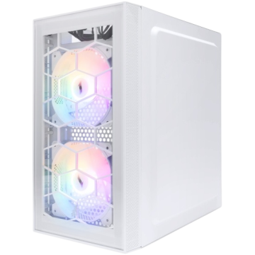 Компьютерный корпус 1STPLAYER FIREBASE X1 LED White (X1-WH-3F1-W)