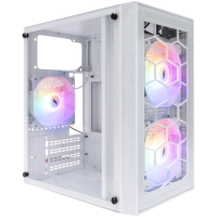 Компьютерный корпус 1STPLAYER FIREBASE X1 LED White (X1-WH-3F1-W)