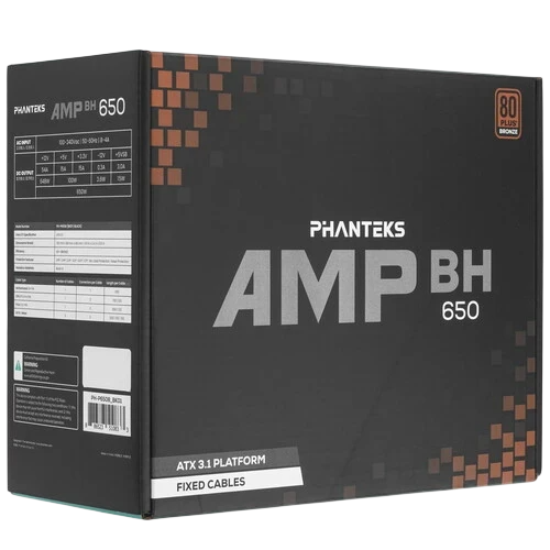 Блок питания PHANTEKS 650W AMP BH Black (PH-P650B_BK01)