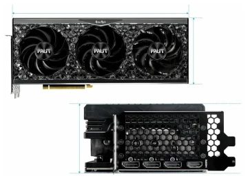 Видеокарта Palit (NED4080019T2-1030Q) GeForce RTX 4080 16GB GAMEROCK OMNIBLACK