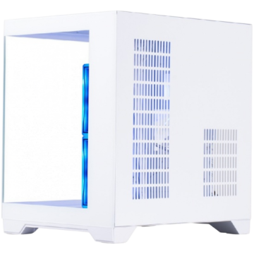 Компьютерный корпус 1STPLAYER MEGAVIEW MV5-TP ARGB White (MV5-TP-WH-2FC7R-W-1FC7-W)