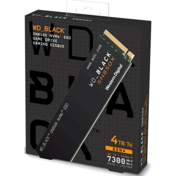 Твердотельный накопитель Western Digital 4000 Gb Black SN850X (WDS400T2X0E)