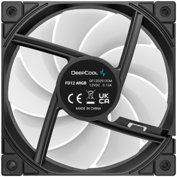 Вентилятор для корпуса Deepcool FD12 ARGB Black BOX