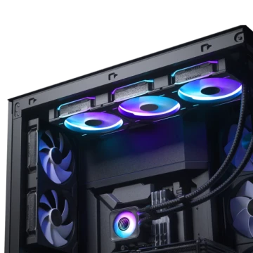 Система жидкостного охлаждения для процессора PHANTEKS Glacier One 420D30 X2 ARGB Black (PH-GO420D30_DBK02)