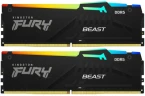 Оперативная память 64 Gb 5600 MHz Kingston FURY Beast RGB Black (KF556C36BBE2AK2-64)