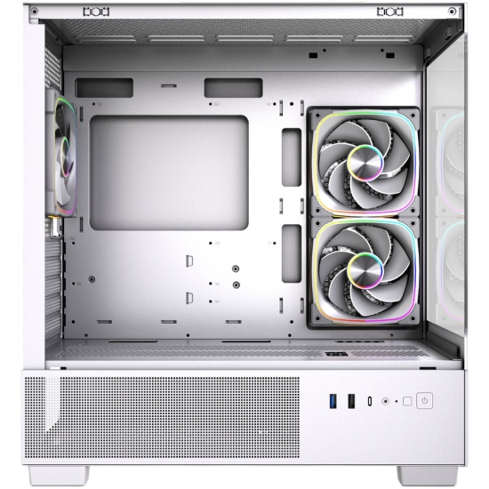 Компьютерный корпус Powercase Vision Micro S3W TG ARGB White (CVMMSW-A3)