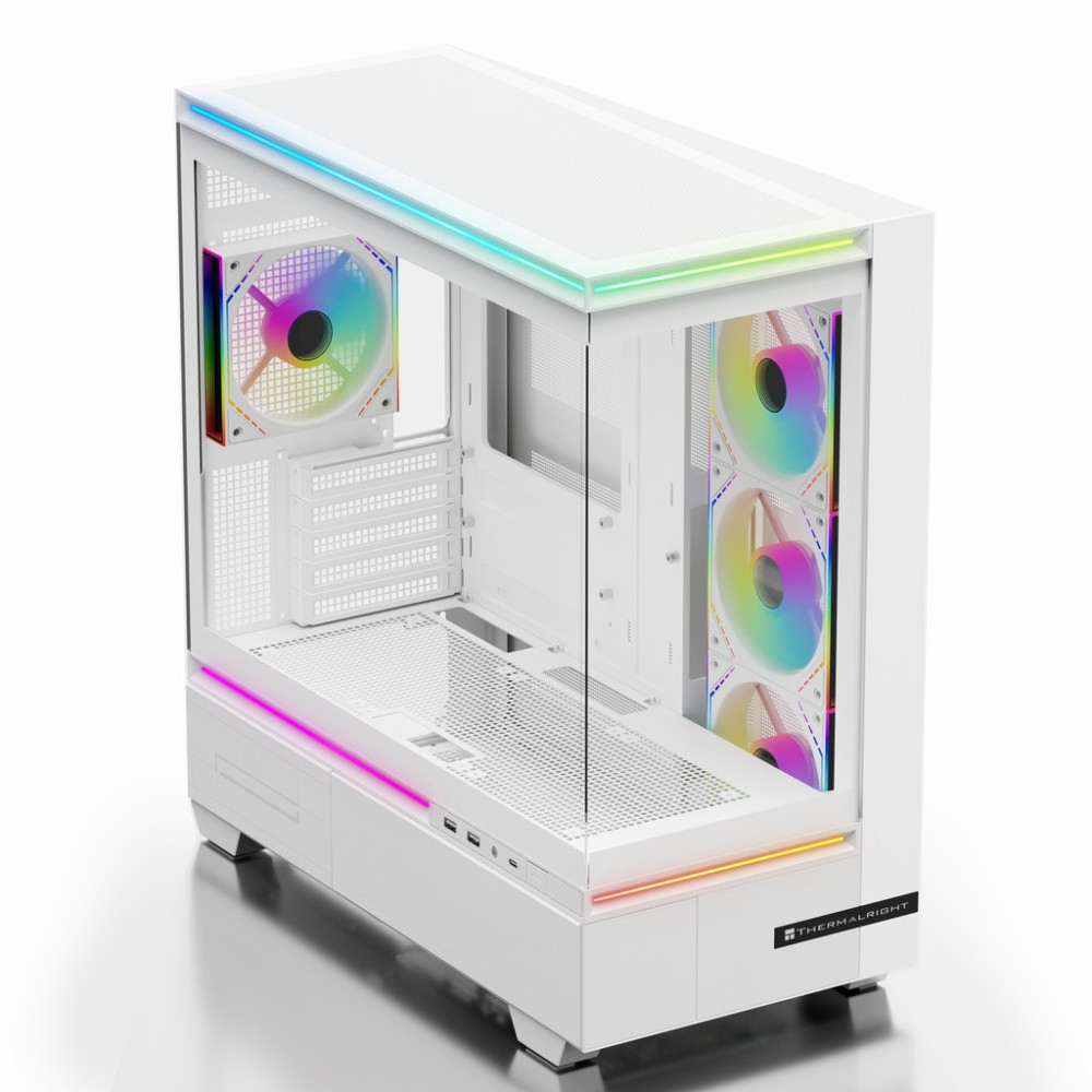 Компьютерный корпус Thermalright M10 FAN4-M TG ARGB White (TRTLM10WF4M)