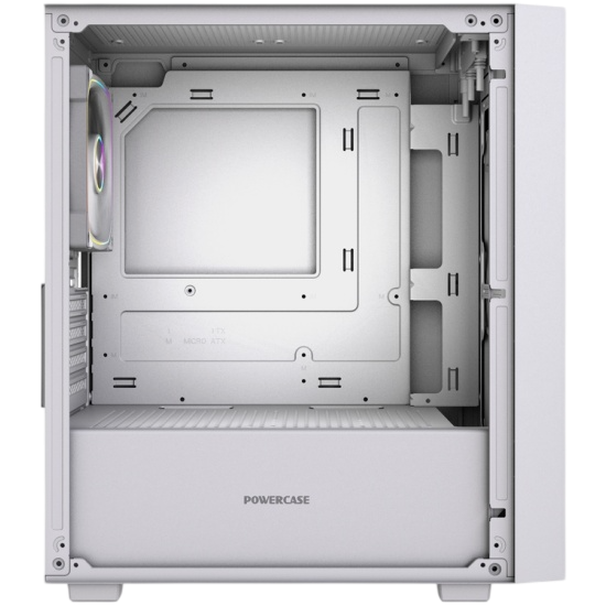 Компьютерный корпус Powercase Mistral SM03 TG ARGB White (CMMSM03W-A3)