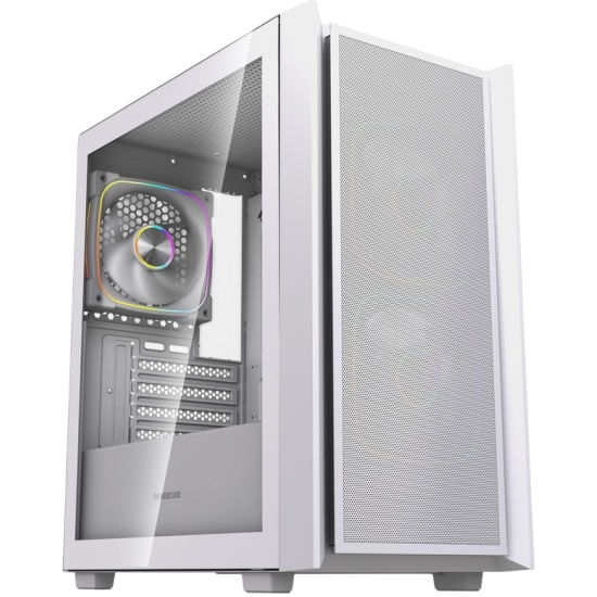 Компьютерный корпус Powercase Mistral SM03 TG ARGB White (CMMSM03W-A3)