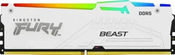 Оперативная память 32 Gb 5200 MHz Kingston FURY Beast White (KF552C40BWA-32)