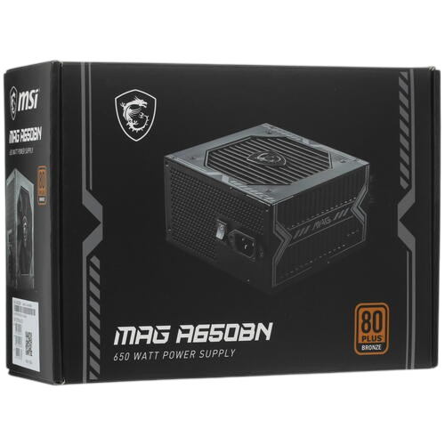 Блок питания MSI 650W MAG A650BN (306-7ZP2B11-CE0)