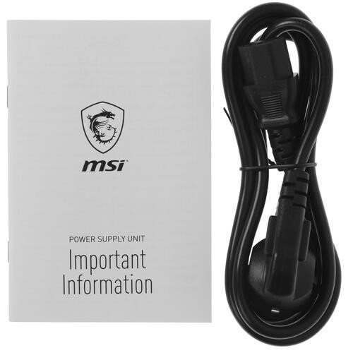 Блок питания MSI 650W MAG A650BN 306-7ZP2B11-CE0