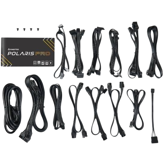 Блок питания Chieftec 1300W POLARIS PRO (PPX-1300FC-A3) (PCIe 5.0 Connector Cable Details)