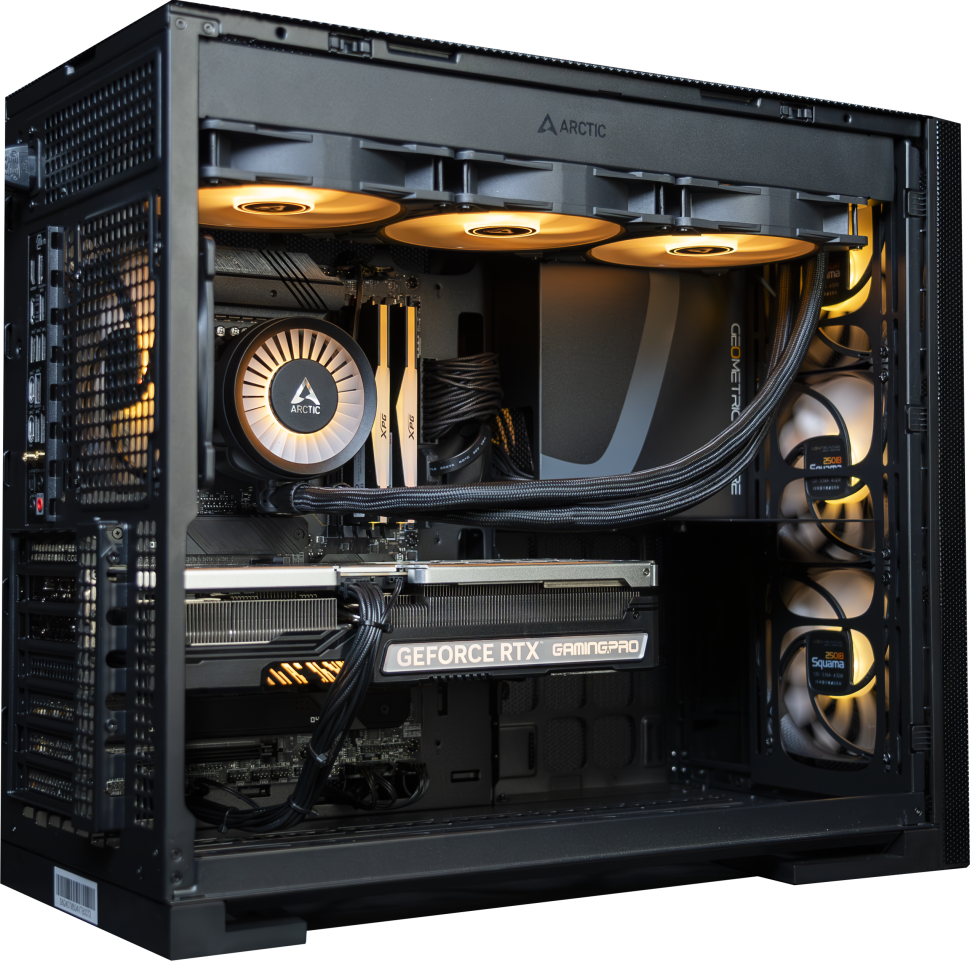 Игровой компьютер 28BIT X5M (Intel i5 14600KF/RTX5060 Ti 16Gb/DDR5 32Gb/1Tb/800W)