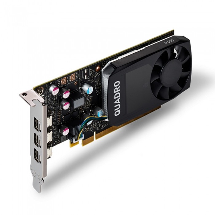 Видеокарта PNY (VCQP400BLK-1) Quadro P400 1070MHz PCI-E 3.0 2048MB 4000MHz 64 bit 3хMiniDisplayPort HDCP