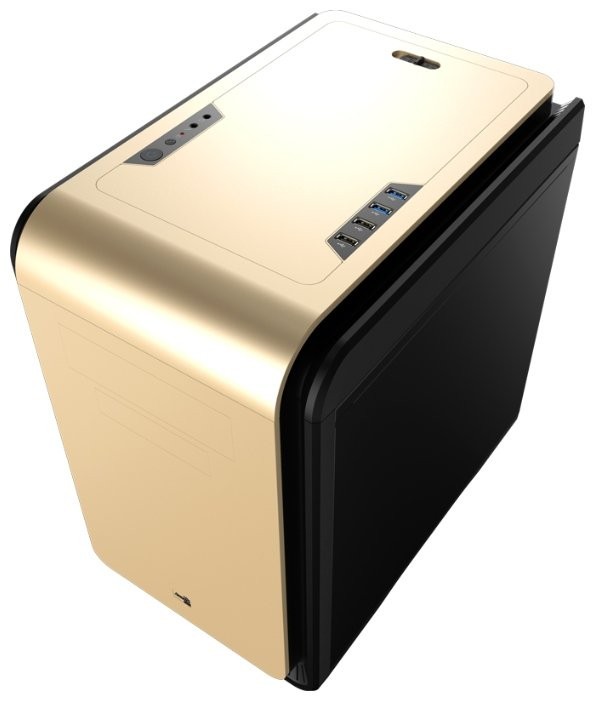 Компьютерный корпус AEROCOOL DEAD SILENCE CUBE Golden Edition