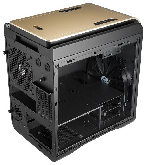 Компьютерный корпус AEROCOOL DEAD SILENCE CUBE Golden Edition