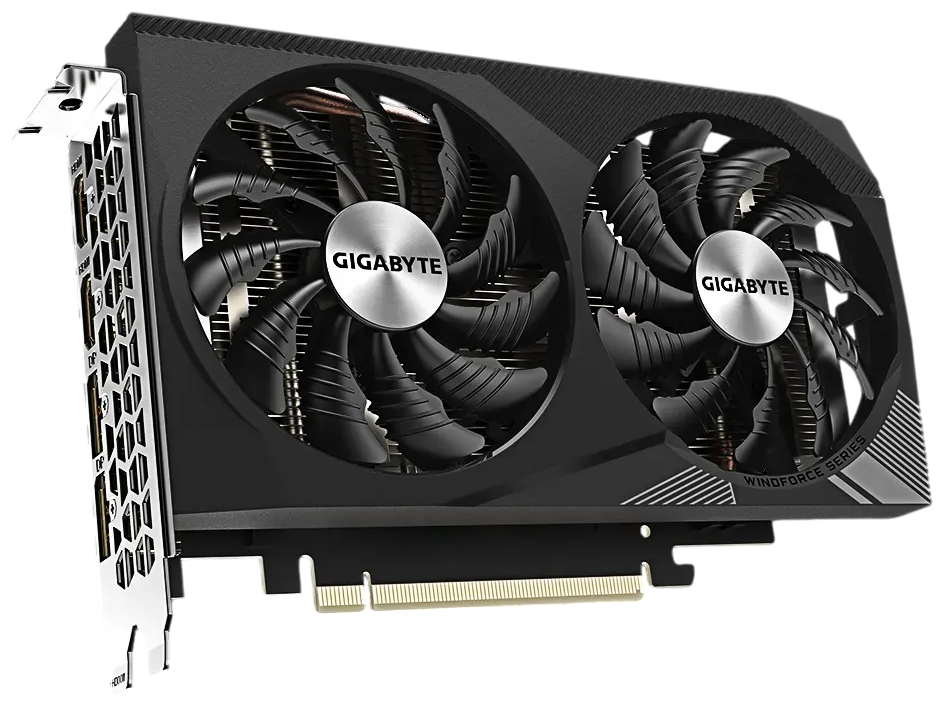 Видеокарта Gigabyte (GV-N3050WF2OCV2-8GD) GeForce RTX 3050 8GB WINDFORCE OC V2