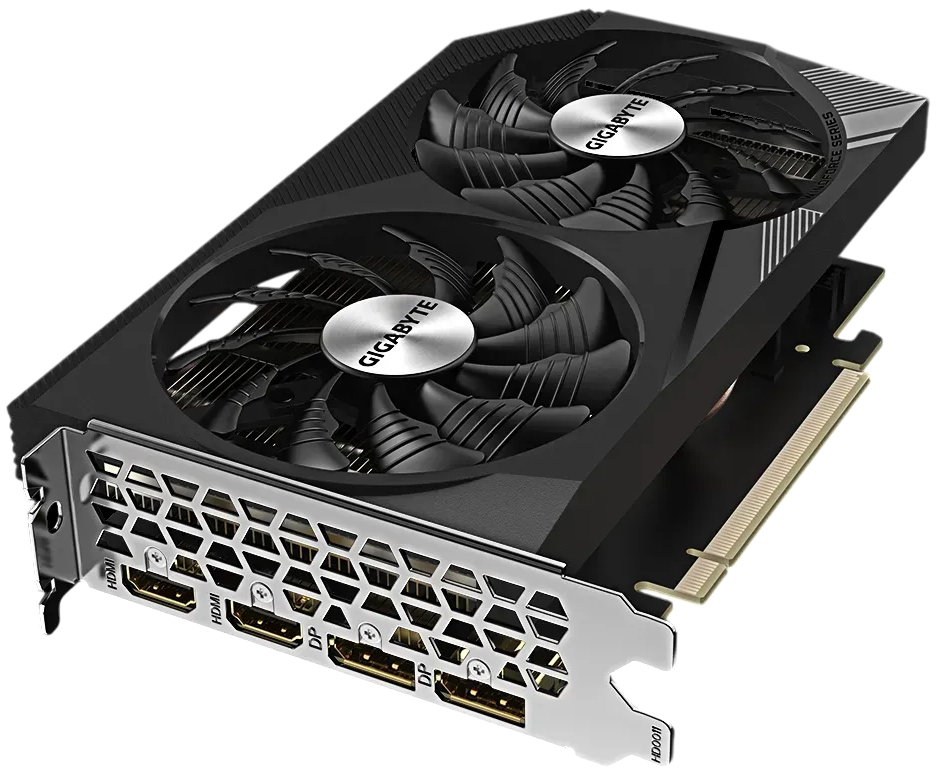 Видеокарта Gigabyte (GV-N3050WF2OCV2-8GD) GeForce RTX 3050 8GB WINDFORCE OC V2