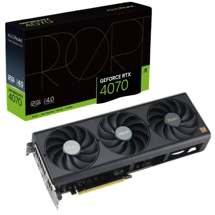 Видеокарта ASUS (PROART-RTX4070-12G) GeForce RTX 4070 12GB PRO ART 90YV0J12-M0NA00