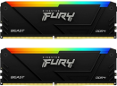 Оперативная память 64 Gb 3600 MHz Kingston FURY Beast RGB Black XMP (KF436C18BB2AK2/64)