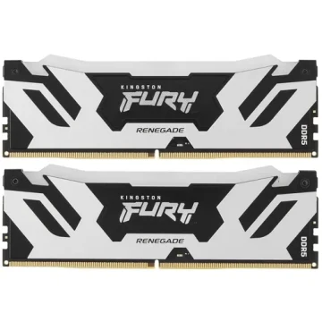Оперативная память 32 Gb 7600 MHz Kingston FURY Renegade RGB Silver/Black (KF576C38RSAK2-32)