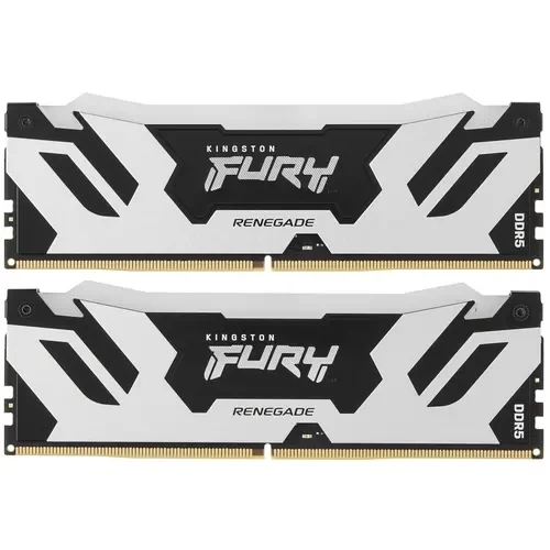 Оперативная память 32 Gb 7600 MHz Kingston FURY Renegade RGB Silver/Black (KF576C38RSAK2-32)