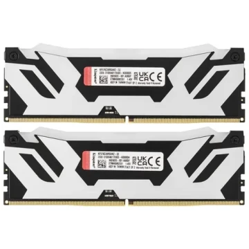 Оперативная память 32 Gb 7600 MHz Kingston FURY Renegade RGB Silver/Black (KF576C38RSAK2-32)