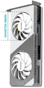 Видеокарта INNO3D (N407S2-126XX-186162W) GeForce RTX 4070 SUPER 12GB TWIN X2 OC White