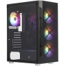 Компьютерный корпус 1STPLAYER FIREBASE XP LED Black (XP-BK-4F1)
