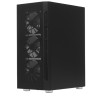 Компьютерный корпус 1STPLAYER FIREBASE XP LED Black (XP-BK-4F1)