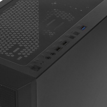 Компьютерный корпус 1STPLAYER FIREBASE XP LED Black (XP-BK-4F1)