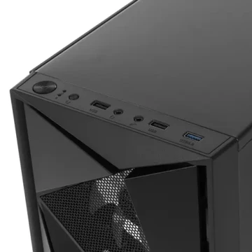 Компьютерный корпус Aerocool Glider TG Black Cosmo-G-BK-v1 (4710562754124)