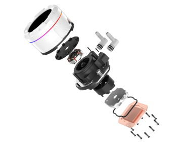 Система жидкостного охлаждения для процессора ID-COOLING SL240 XE ARGB White