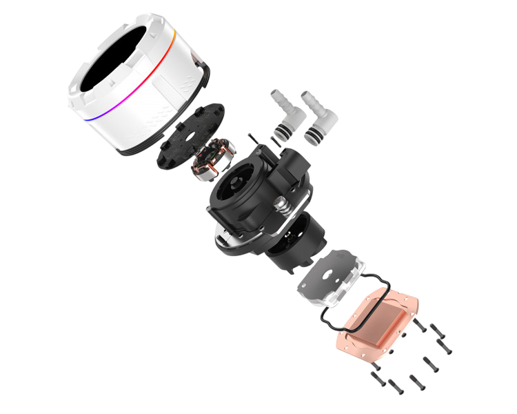 Система жидкостного охлаждения для процессора ID-COOLING SL240 XE ARGB White
