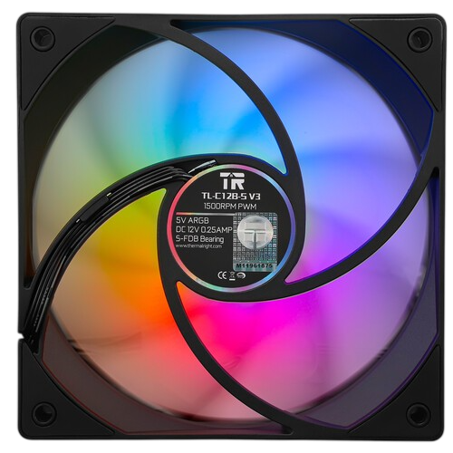 Вентилятор для корпуса Thermalright TL-C12B-S V3 ARGB (TRTLC12BSV3)