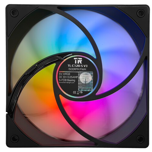 Вентилятор для корпуса Thermalright TL-C12B-S V3 ARGB (TRTLC12BSV3)