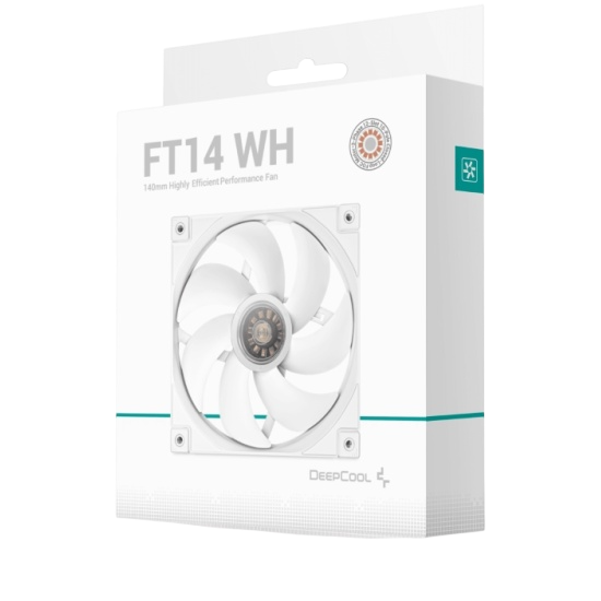 Вентилятор для корпуса Deepcool FT14 WH LED White