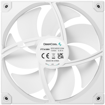Вентилятор для корпуса Deepcool FT14 WH LED White
