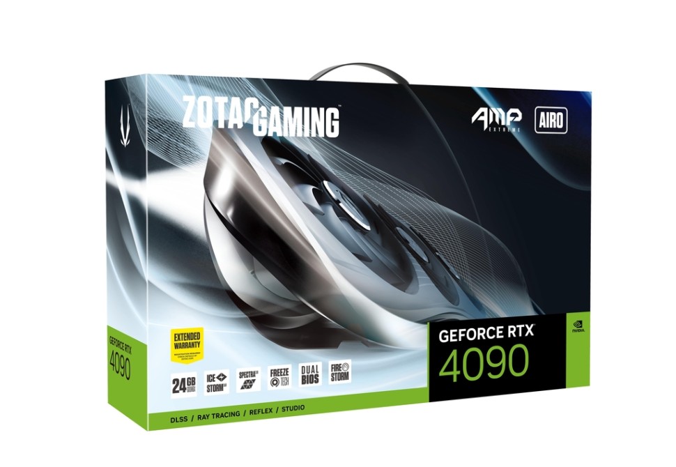 Видеокарта ZOTAC (ZT-D40900B-10P) GeForce RTX 4090 24GB AMP EXTREME AIRO