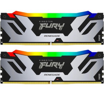 Оперативная память 32 Gb 6800 MHz Kingston FURY Renegade RGB Silver/Black (KF568C36RSAK2-32)