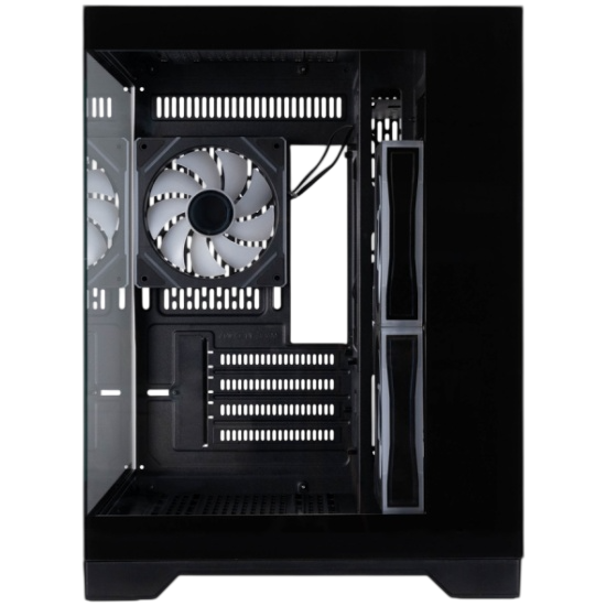 Компьютерный корпус 1STPLAYER MEGAVIEW MV6-TP ARGB Black (MV6-TP-BK-2FC7R-1FC7)