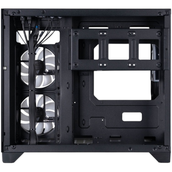 Компьютерный корпус 1STPLAYER MEGAVIEW MV6-TP ARGB Black (MV6-TP-BK-2FC7R-1FC7)